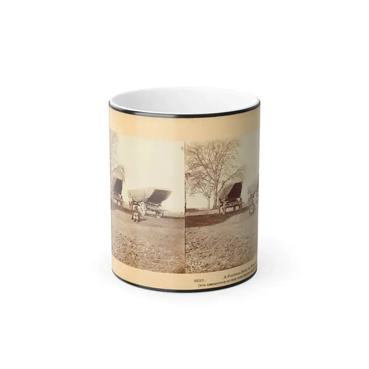 A Pontoon Boat on Wheels (U.S. Civil War) Color Changing Coffee Mug 11oz Default Title 11oz - Go Mug Yourself