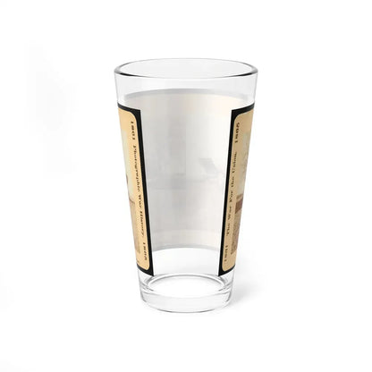 A Pontoon Boat On Wheels (U.S. Civil War) Pint Glass 16oz - Go Mug Yourself