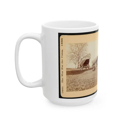 A Pontoon Boat On Wheels (U.S. Civil War) White Coffee Mug - Go Mug Yourself