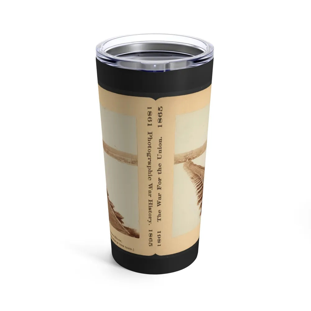 A Pontoon Bridge On The James River (U.S. Civil War) Tumbler 20oz-Go Mug Yourself