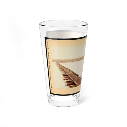 A Pontoon Bridge On The James River (U.S. Civil War) Pint Glass 16oz - Go Mug Yourself