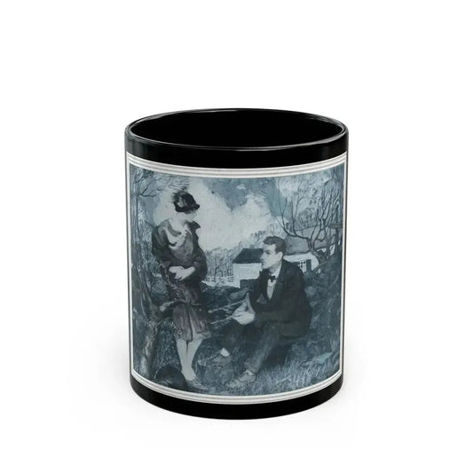 A Poor Man's Cottage, McCall's, May 1927 - Black Coffee Mug 11oz - Go Mug Yourself