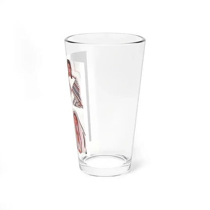 A Portfolio - Winold Reiss (3), Scribner's Magazine, February 1938 (Magazine Illustration) Pint Glass 16oz - Go Mug Yourself