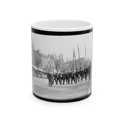 A Post From Trenton, N.J., With Tattered Battle Flags (U.S. Civil War) White Coffee Mug-11oz-Go Mug Yourself