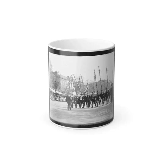 A Post From Trenton, N.J., With Tattered Battle Flags (U.S. Civil War) Color Changing Coffee Mug 11oz Default Title 11oz - Go Mug Yourself