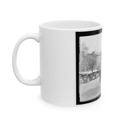 A Post From Trenton, N.J., With Tattered Battle Flags (U.S. Civil War) White Coffee Mug - Go Mug Yourself