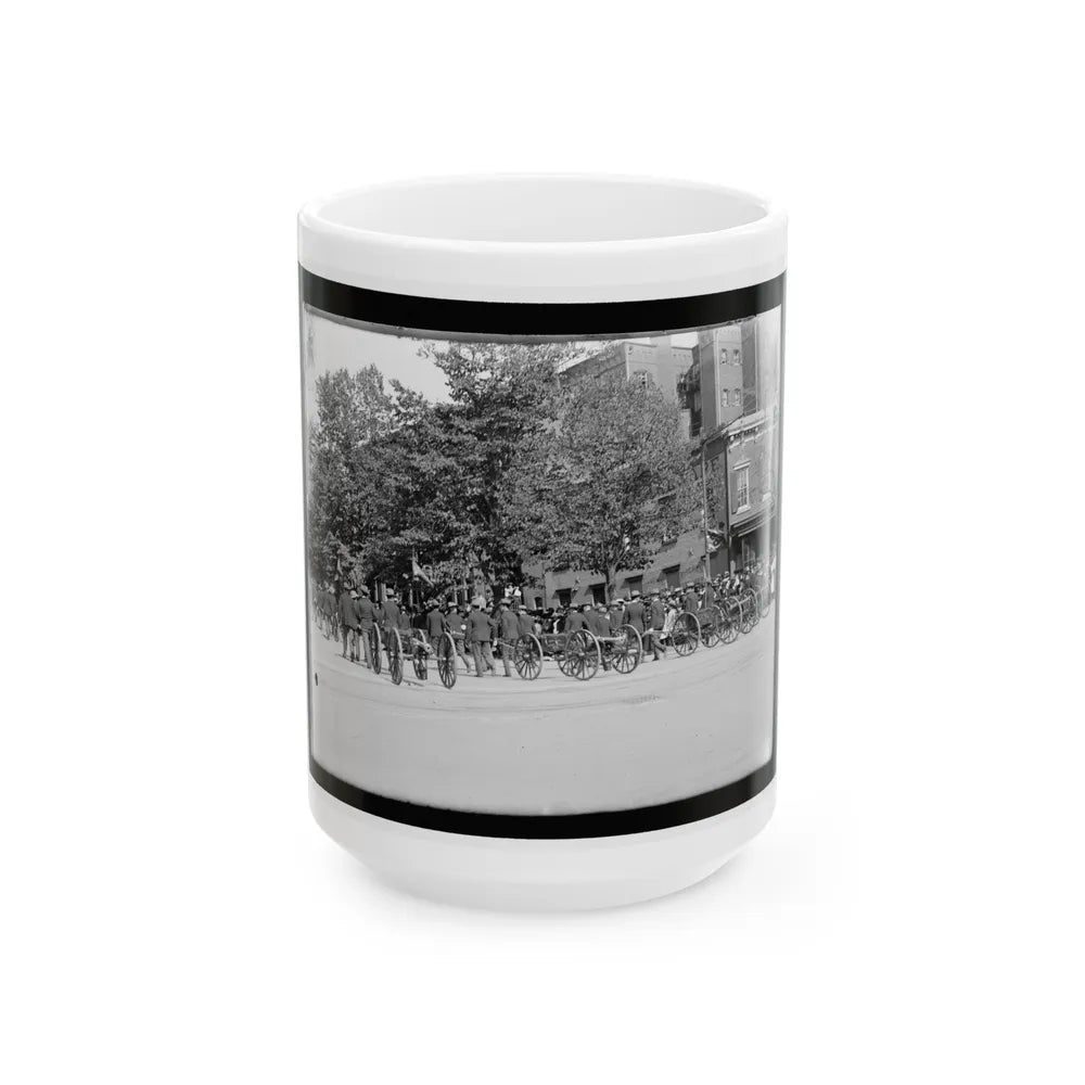 A Post Of Mountain Howitzers That Saw War Service (U.S. Civil War) White Coffee Mug-15oz-Go Mug Yourself