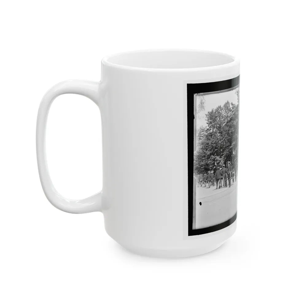 A Post Of Mountain Howitzers That Saw War Service (U.S. Civil War) White Coffee Mug-Go Mug Yourself