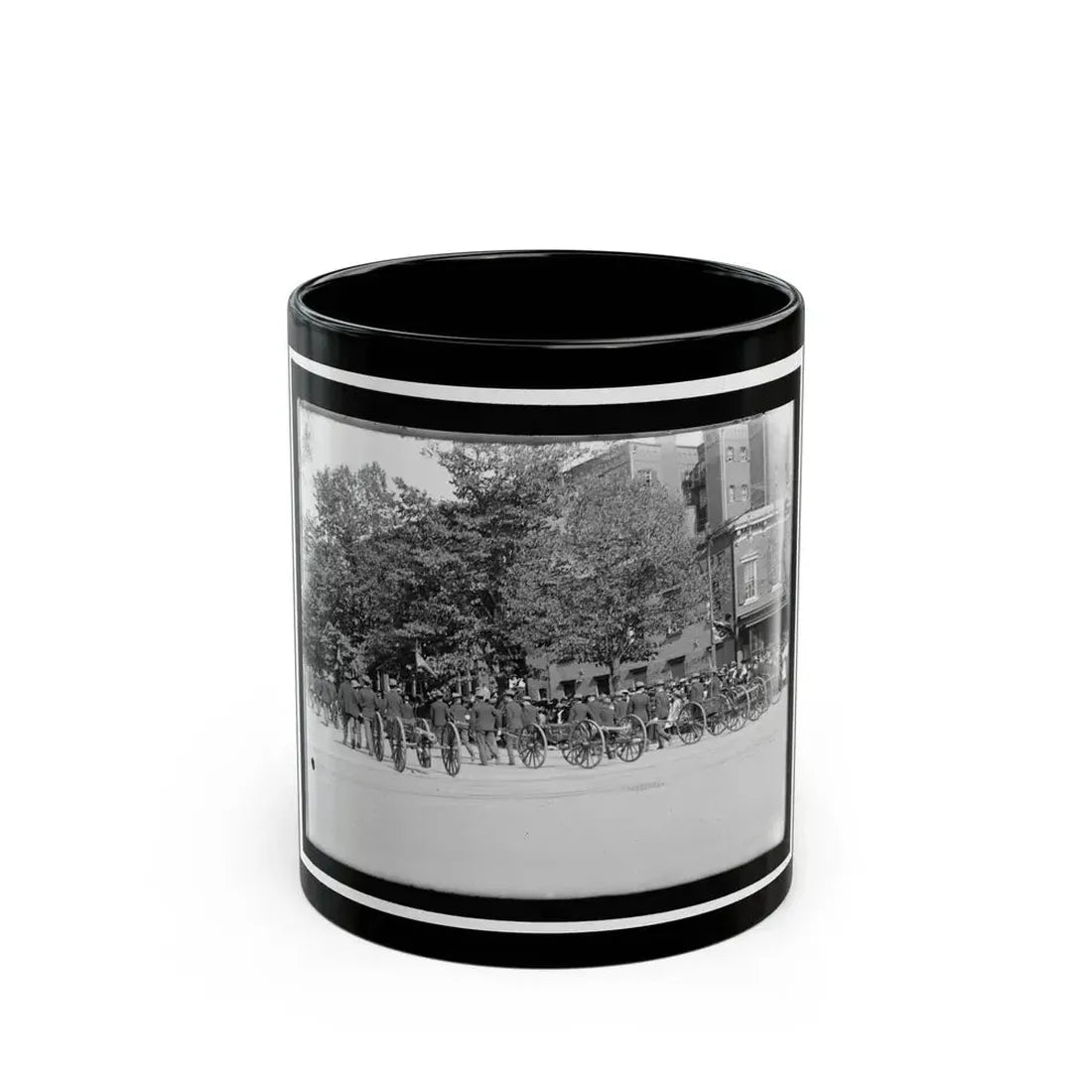 A Post Of Mountain Howitzers That Saw War Service (U.S. Civil War) Black Coffee Mug 11oz - Go Mug Yourself
