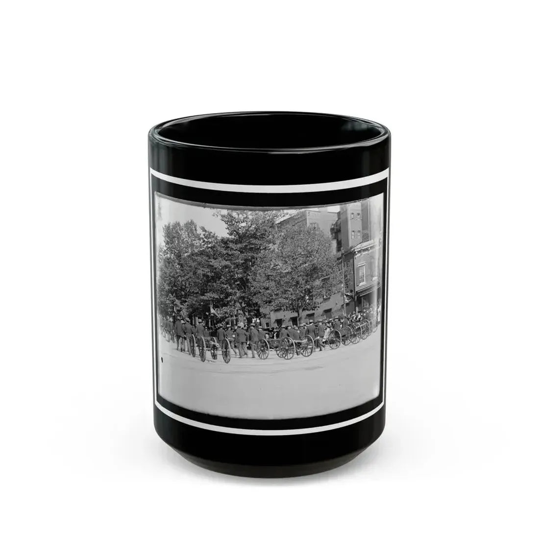 A Post Of Mountain Howitzers That Saw War Service (U.S. Civil War) Black Coffee Mug 15oz - Go Mug Yourself