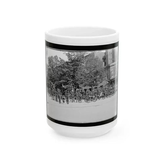 A Post Of Mountain Howitzers That Saw War Service (U.S. Civil War) White Coffee Mug 15oz - Go Mug Yourself