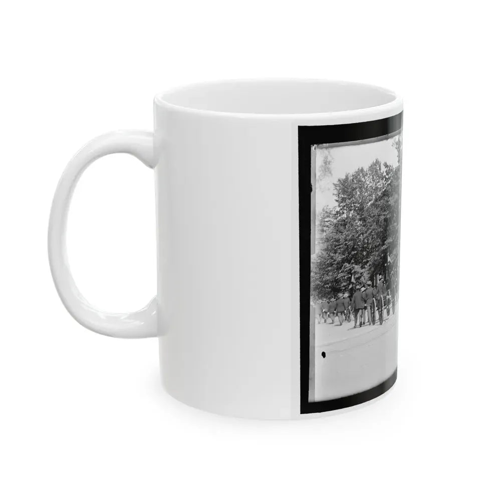 A Post Of Mountain Howitzers That Saw War Service (U.S. Civil War) White Coffee Mug - Go Mug Yourself
