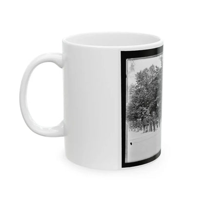 A Post Of Mountain Howitzers That Saw War Service (U.S. Civil War) White Coffee Mug - Go Mug Yourself