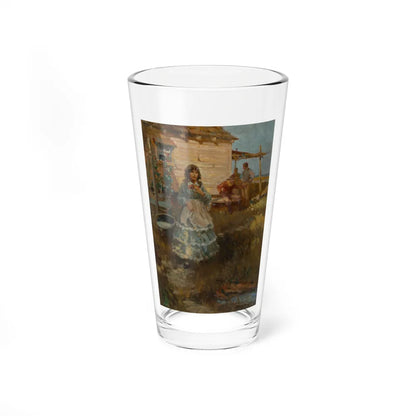 A Prairie Rose, book cover (Little Brown, 1941) (Magazine Illustration) Pint Glass 16oz-16oz-Go Mug Yourself