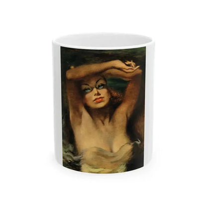 A Present for Joel, Esquire, December 1949 - White Coffee Mug 11oz - Go Mug Yourself