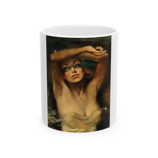 A Present for Joel, Esquire, December 1949 - White Coffee Mug 11oz - Go Mug Yourself