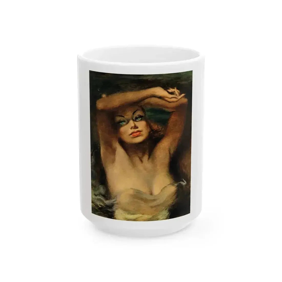 A Present for Joel, Esquire, December 1949 - White Coffee Mug 15oz - Go Mug Yourself