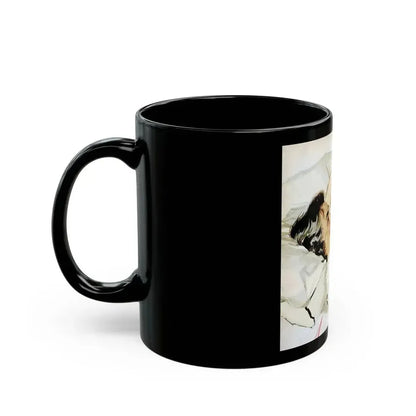 A Present from An Angel, Good Housekeeping, November 1955 - Black Coffee Mug - Go Mug Yourself