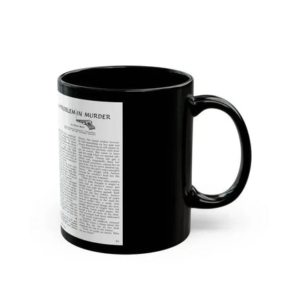 A Problem In Murder, Coronet magazine, September 1947 - Black Coffee Mug - Go Mug Yourself