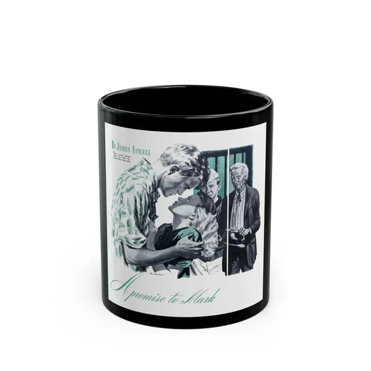 A Promise To Mark, Good Housekeeping, July 1943 - Black Coffee Mug 11oz - Go Mug Yourself