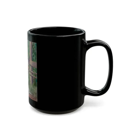 A Promising Crop, magazine story illustration, 1934 - Black Coffee Mug - Go Mug Yourself