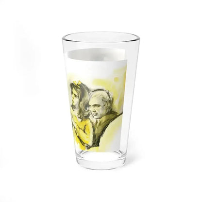 A Question Of Time by Dorothy Mackie Low, Good Housekeeping magazine, 1961 (Magazine Illustration) Pint Glass 16oz - Go Mug Yourself