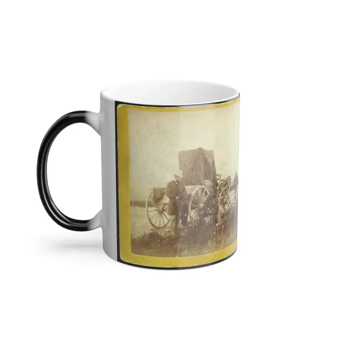 A Rare Specimen Found on Hill Above Fort Riley, Kansas, 420 Miles West of St. Louis, Mo. (U.S. Civil War) Color Changing Coffee Mug 11oz - Go Mug Yourself