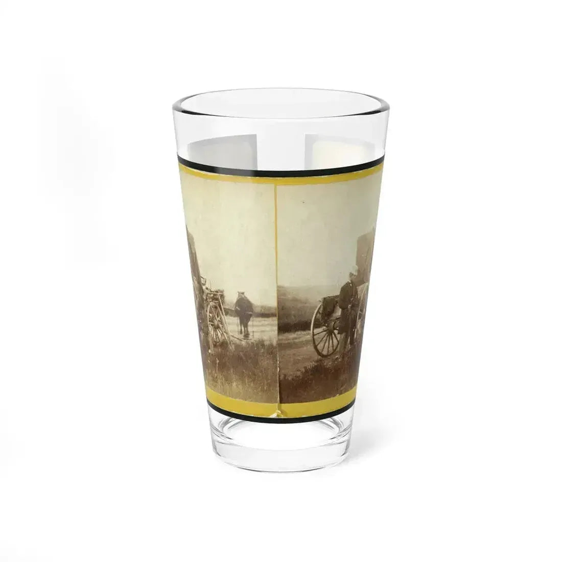 A Rare Specimen Found On Hill Above Fort Riley, Kansas, 420 Miles West Of St. Louis, Mo. (U.S. Civil War) Pint Glass 16oz 16oz - Go Mug Yourself