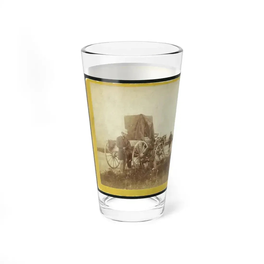 A Rare Specimen Found On Hill Above Fort Riley, Kansas, 420 Miles West Of St. Louis, Mo. (U.S. Civil War) Pint Glass 16oz - Go Mug Yourself