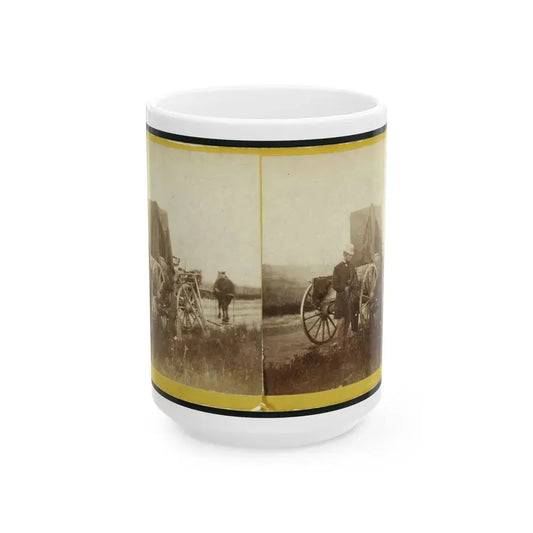 A Rare Specimen Found On Hill Above Fort Riley, Kansas, 420 Miles West Of St. Louis, Mo. (U.S. Civil War) White Coffee Mug 15oz - Go Mug Yourself
