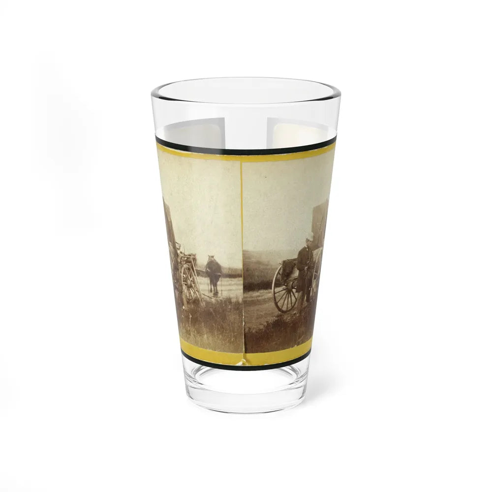 A Rare Specimen Found On Hill Above Fort Riley, Kansas, 420 Miles West Of St. Louis, Mo. (U.S. Civil War) Pint Glass 16oz-16oz-Go Mug Yourself