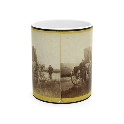 A Rare Specimen Found On Hill Above Fort Riley, Kansas, 420 Miles West Of St. Louis, Mo. (U.S. Civil War) White Coffee Mug-11oz-Go Mug Yourself