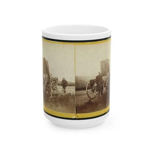 A Rare Specimen Found On Hill Above Fort Riley, Kansas, 420 Miles West Of St. Louis, Mo. (U.S. Civil War) White Coffee Mug-15oz-Go Mug Yourself