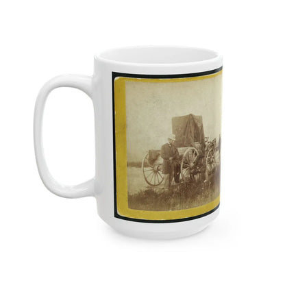 A Rare Specimen Found On Hill Above Fort Riley, Kansas, 420 Miles West Of St. Louis, Mo. (U.S. Civil War) White Coffee Mug-Go Mug Yourself