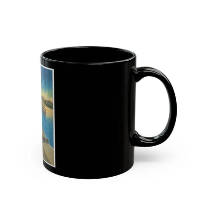 A rare Zephyr Train advertisement - Black Coffee Mug-Go Mug Yourself