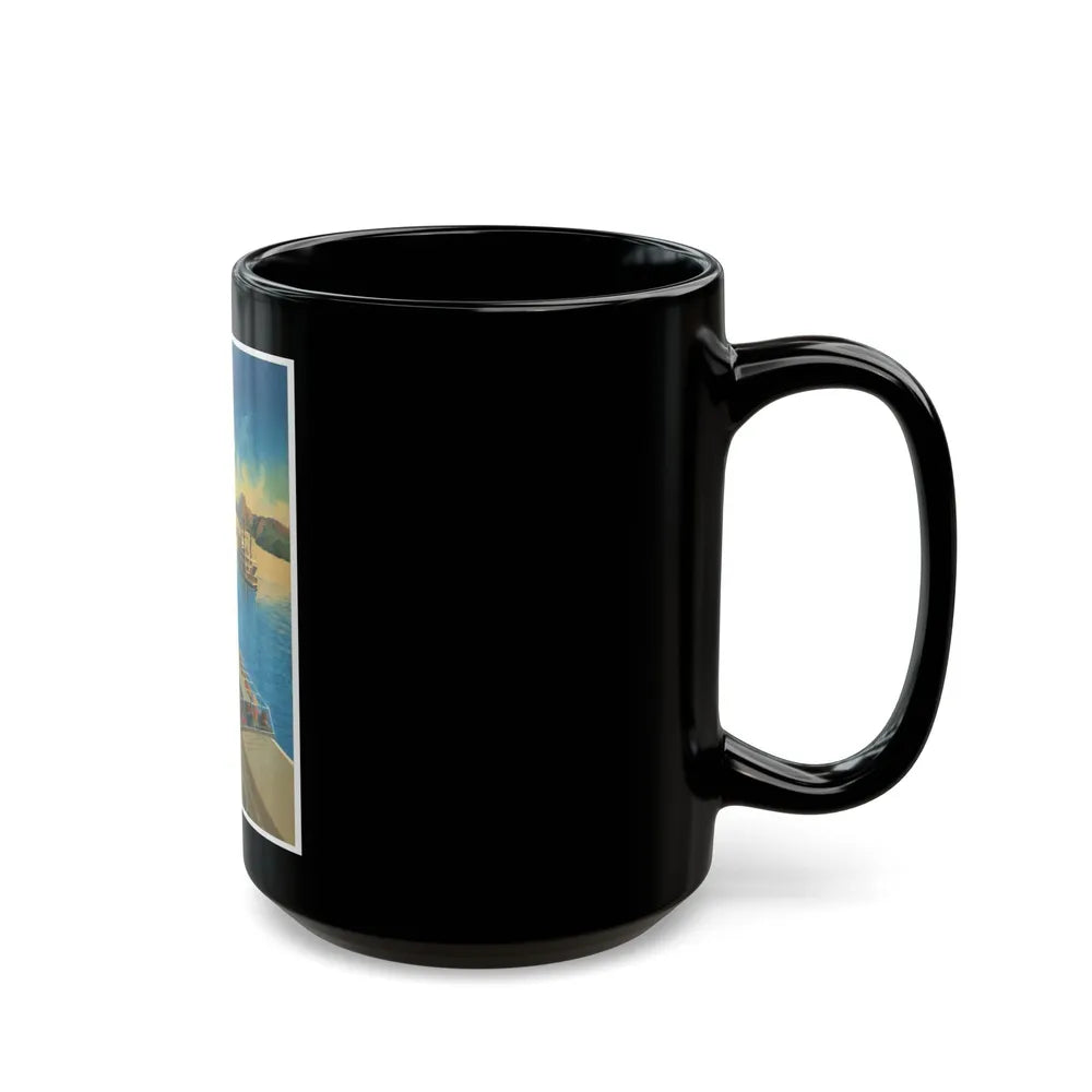 A rare Zephyr Train advertisement - Black Coffee Mug-Go Mug Yourself