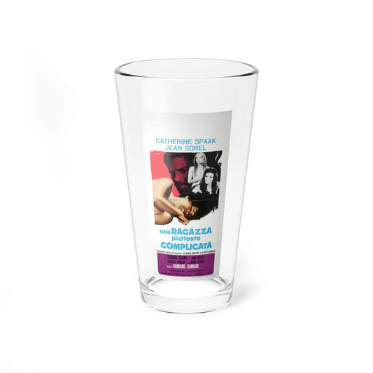 A RATHER COMPLICATED GIRL 1969 Movie Poster - Pint Glass 16oz-16oz-Go Mug Yourself