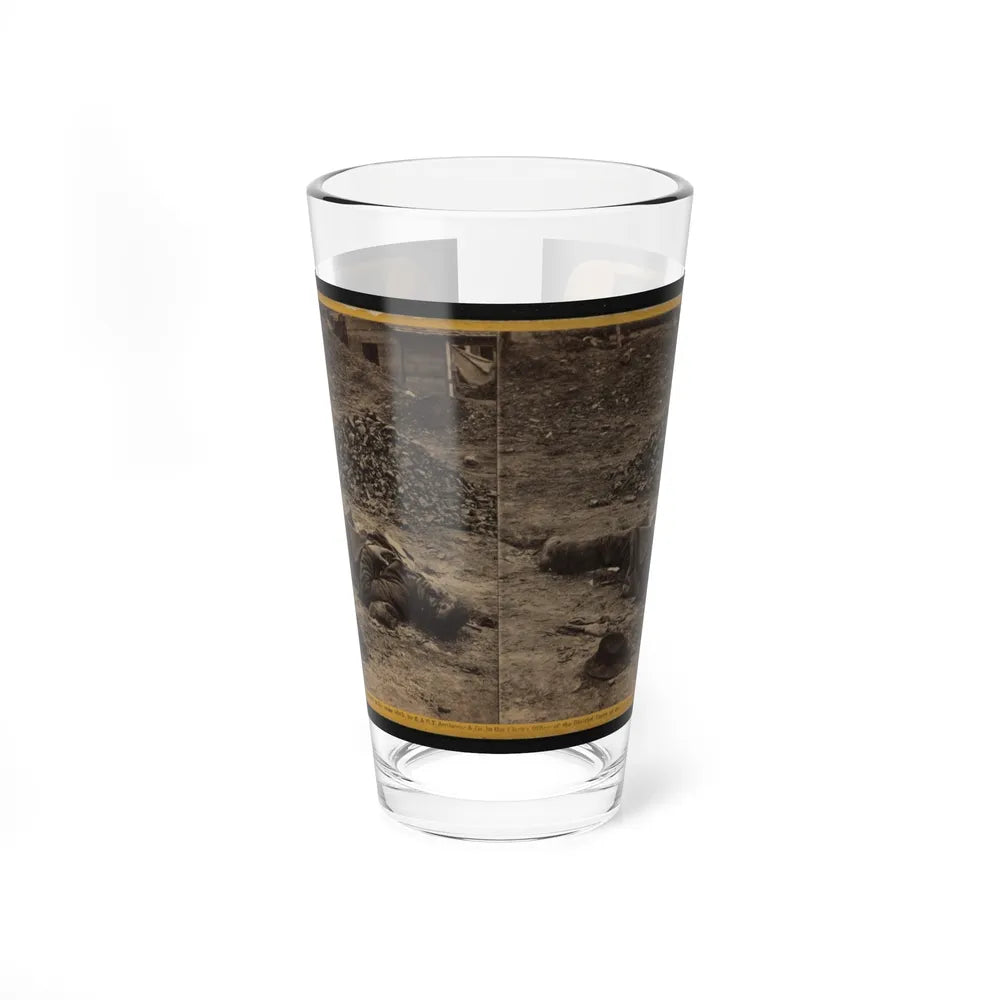 A Rebel Soldier, Killed In The Trenches Before Petersburgh (I.E. Petersburg) ... (U.S. Civil War) Pint Glass 16oz-16oz-Go Mug Yourself