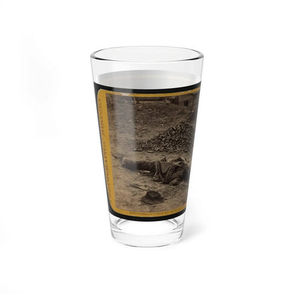 A Rebel Soldier, Killed In The Trenches Before Petersburgh (I.E. Petersburg) ... (U.S. Civil War) Pint Glass 16oz-Go Mug Yourself