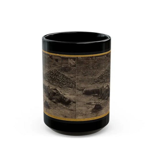 A Rebel Soldier, Killed In The Trenches Before Petersburgh (I.E. Petersburg) ... (U.S. Civil War) Black Coffee Mug 15oz - Go Mug Yourself