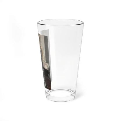 A Reflection of Beauty, magazine story illustration, circa 1930s (Magazine Illustration) Pint Glass 16oz-Go Mug Yourself