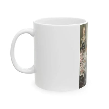 A Reflection of Beauty, magazine story illustration, circa 1930s - White Coffee Mug - Go Mug Yourself