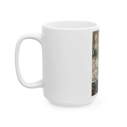 A Reflection of Beauty, magazine story illustration, circa 1930s - White Coffee Mug - Go Mug Yourself