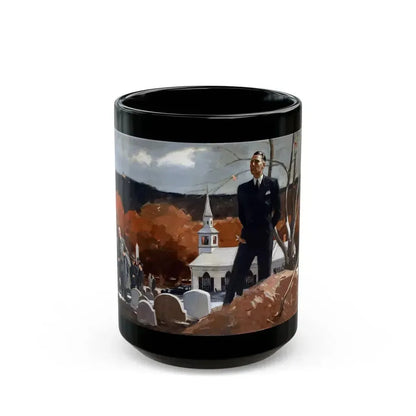 A Reflective Moment, 1936 - Black Coffee Mug 15oz - Go Mug Yourself