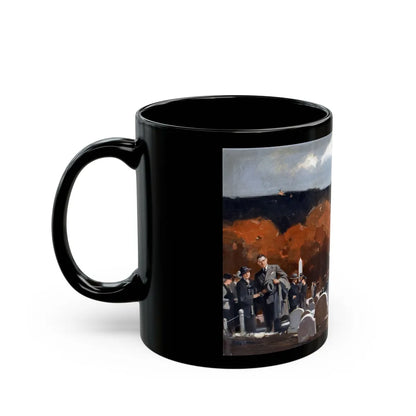 A Reflective Moment, 1936 - Black Coffee Mug-Go Mug Yourself