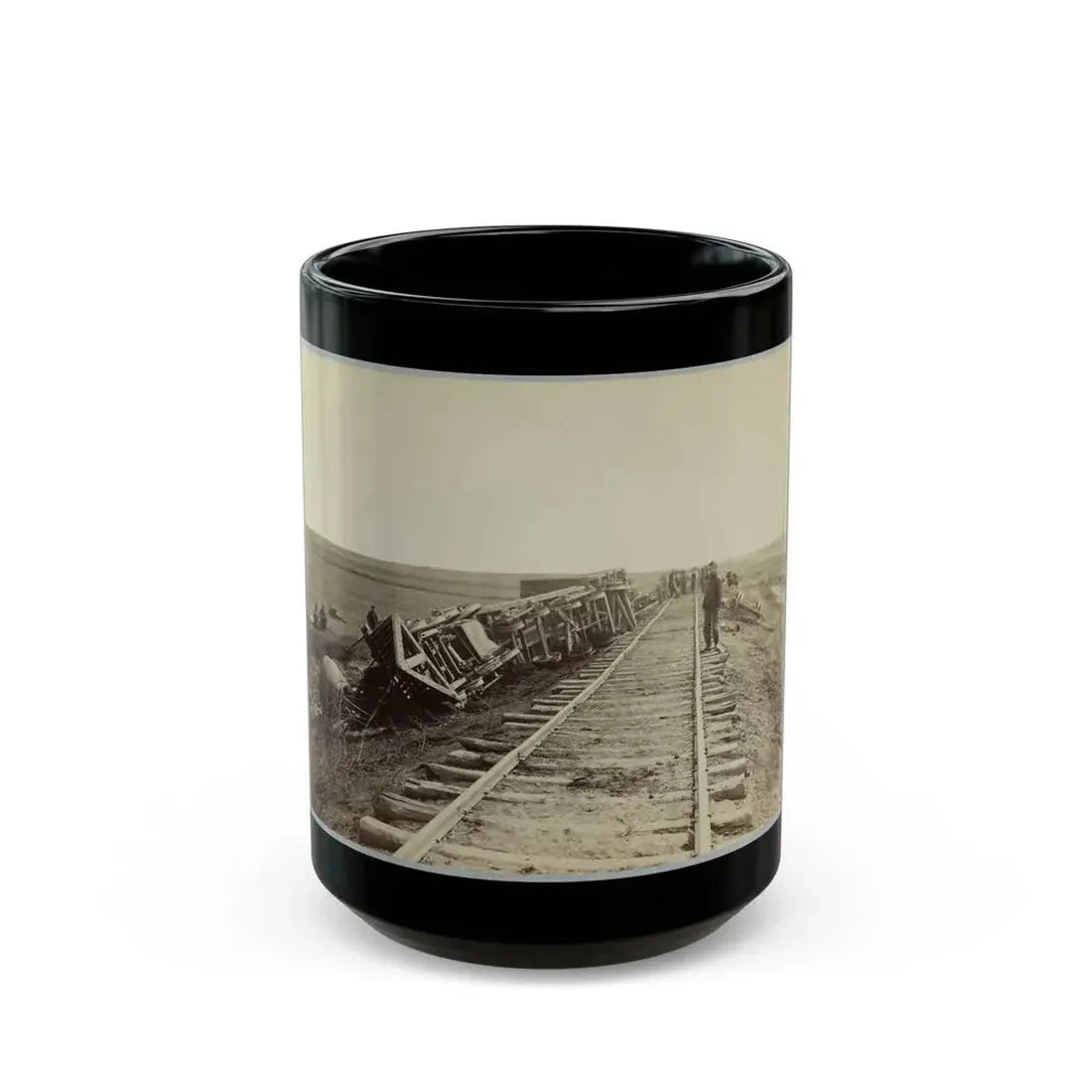 A Relic Of Pope's Retreat (U.S. Civil War) Black Coffee Mug 15oz - Go Mug Yourself