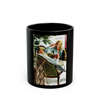 A Report on the Martins, Good Housekeeping, October 1945 - Black Coffee Mug-11oz-Go Mug Yourself