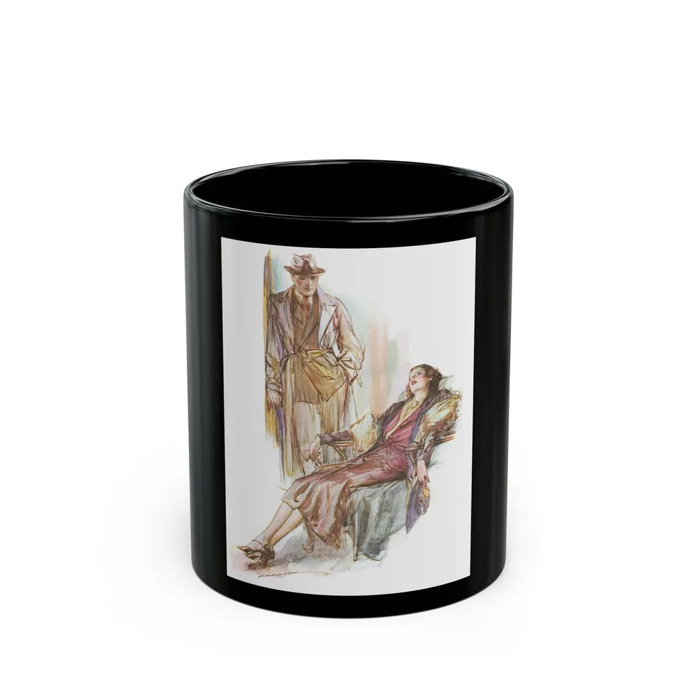 A Reverie in 1936 - Black Coffee Mug-11oz-Go Mug Yourself