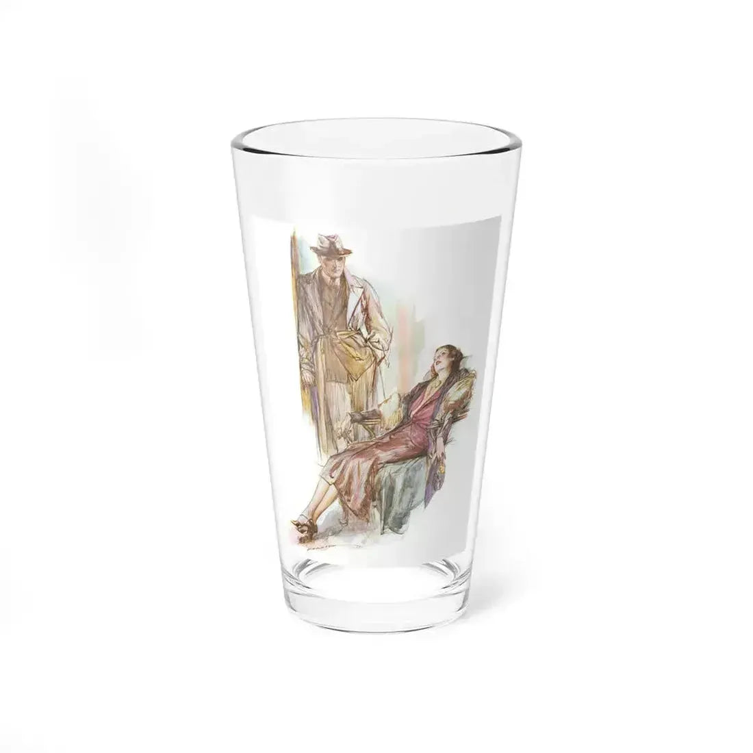 A Reverie in 1936 (Magazine Illustration) Pint Glass 16oz - Go Mug Yourself