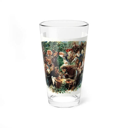 A Rich Glow at Christmas, Collier's, December 24, 1949 (Magazine Illustration) Pint Glass 16oz 16oz - Go Mug Yourself